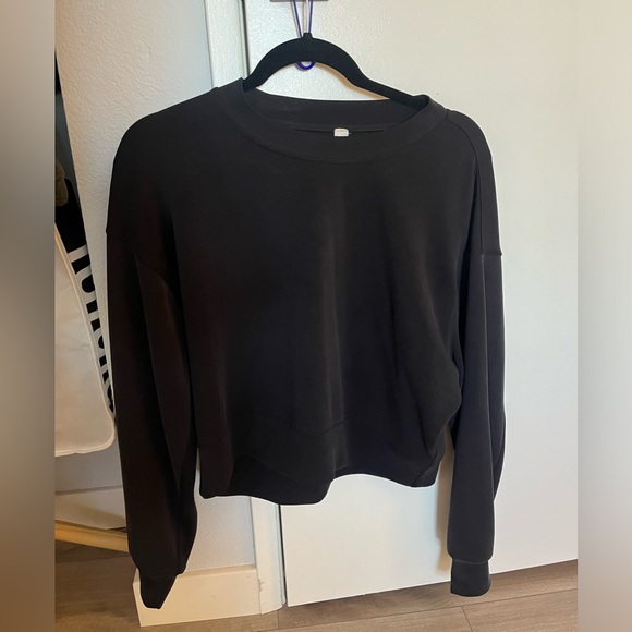 Black Lululemon Soft streme pull over - Picture 2 of 9